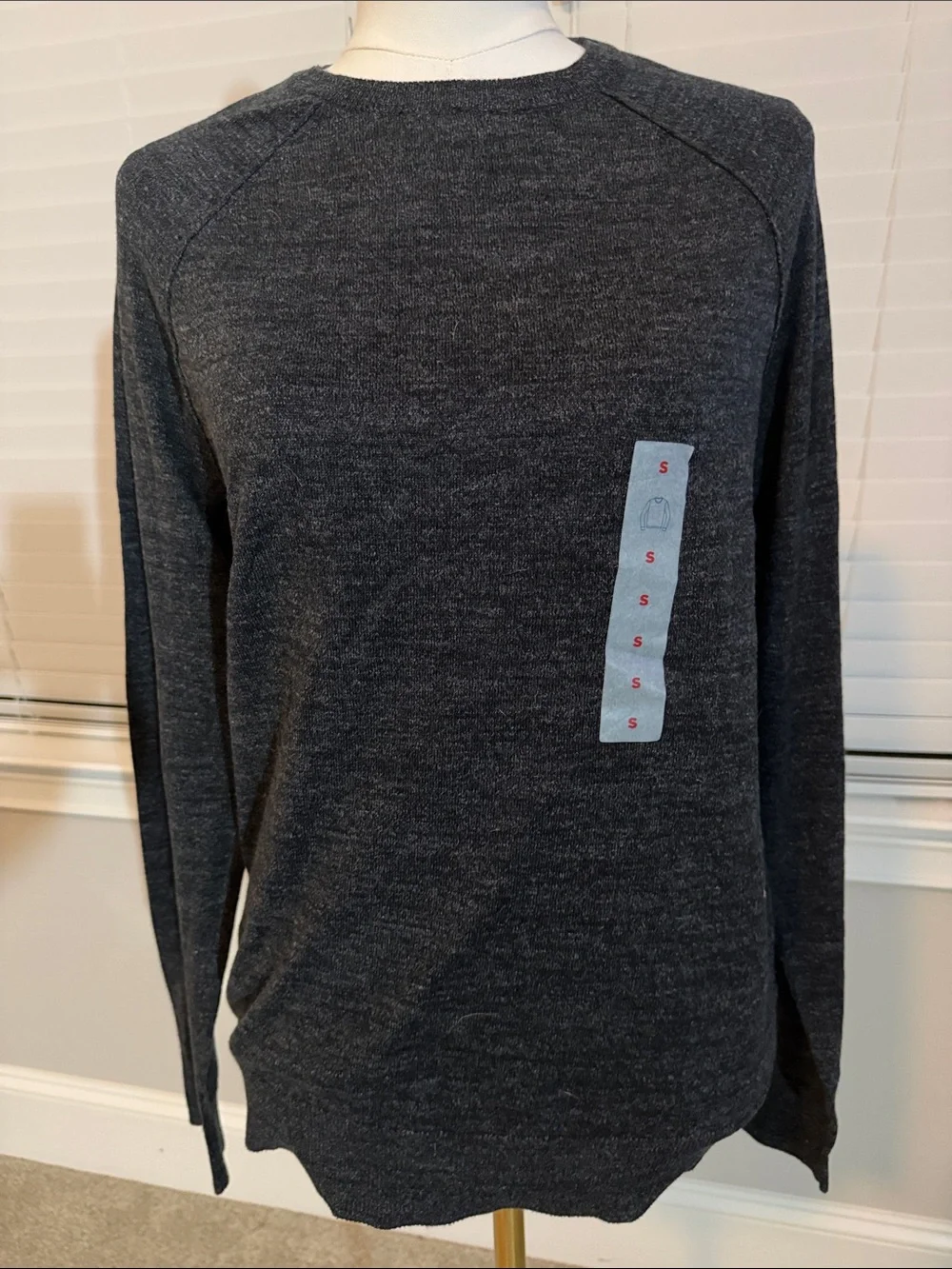 Old Navy Dark Charcoal Crewneck Sweater